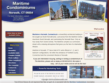 Tablet Screenshot of maritimecondos.com